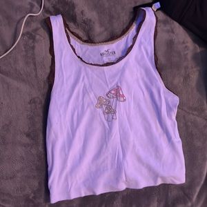 White mushroom tank top